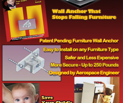 New Box Products Presents Wall Anchor that to Save Your Childs Life